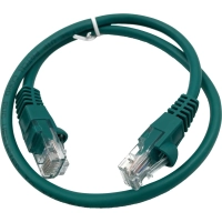 Патч-корд ExeGate UTP-RJ45-RJ45-5e-1,5M-GN, 5e, 1.5м, зеленый <EX258669RUS