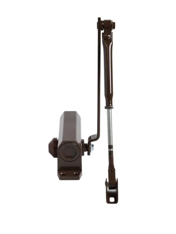 Доводчик дверной ТУНДРА d=40BR, до 40 кг, коричневый