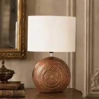 Лампа настольная RISALUX &laquo;Аико&raquo;, 15 Вт, Е14, коричневая, 25&times;15&times;37 см