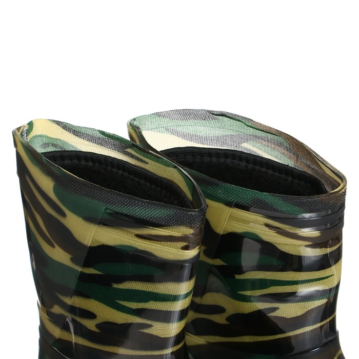 Сапоги мужские С-10РУ, ПВХ, утепленные, камуфляж МИКС, размер 41 (262) Сапоги мужские С-10РУ, ПВХ, утепленные, камуфляж МИКС, размер 41 (262)