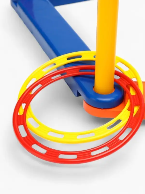 Кольцеброс, 5 стоек, 5 колец, цвет МИКС
