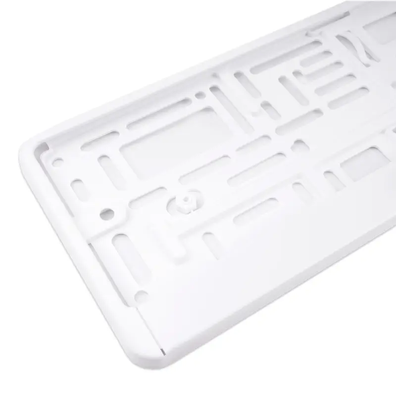 Рамка под номерной знак (белая) AVS RN-14