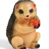 Садовая фигура из гипса &laquo;Ёжик с вишней&raquo;, 9&times;11&times;13.5 см