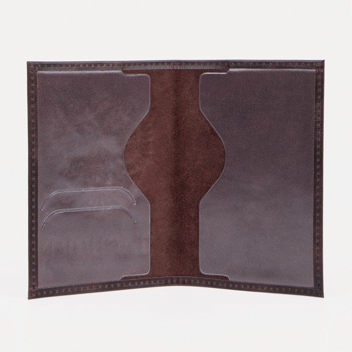 Обложка для паспорта, цвет коричневый Обложка для паспорта, цвет коричневый