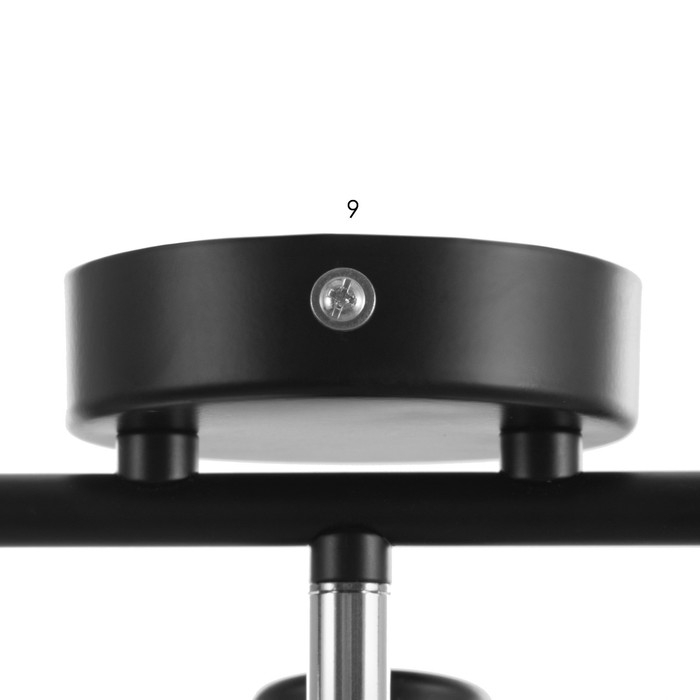 Люстра Люстра "Моки" 3хЕ14 40Вт черный 56х19 см