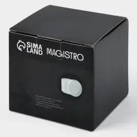 Сахарница Magistro Modern, 280 мл, 9.2&times;8.5 см, фарфор, белая