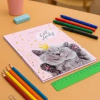 Дневник универсальный для 1-11 классов, &laquo;Киса&raquo;, твердая обложка 7БЦ, глянцевая ламинация, 40 листов