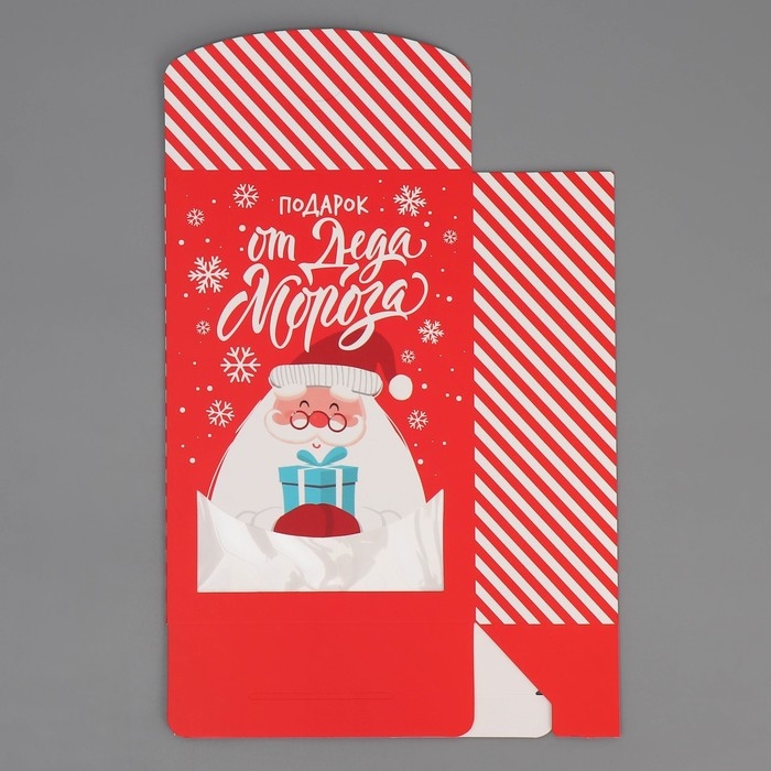 Коробка подарочная новогодняя складная «Дед Мороз», 15 х 7 х 22 см, Новый год Коробка подарочная новогодняя складная «Дед Мороз», 15 х 7 х 22 см, Новый год