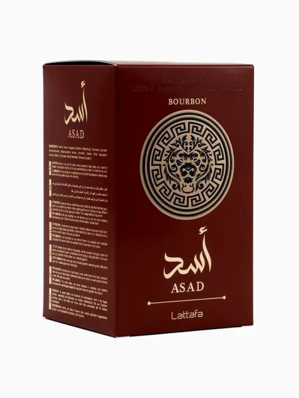 Парфюмерная вода мужская Lattafa ASAD BOURBON, 100 мл (по мотивам The Most Wanted Azzaro)