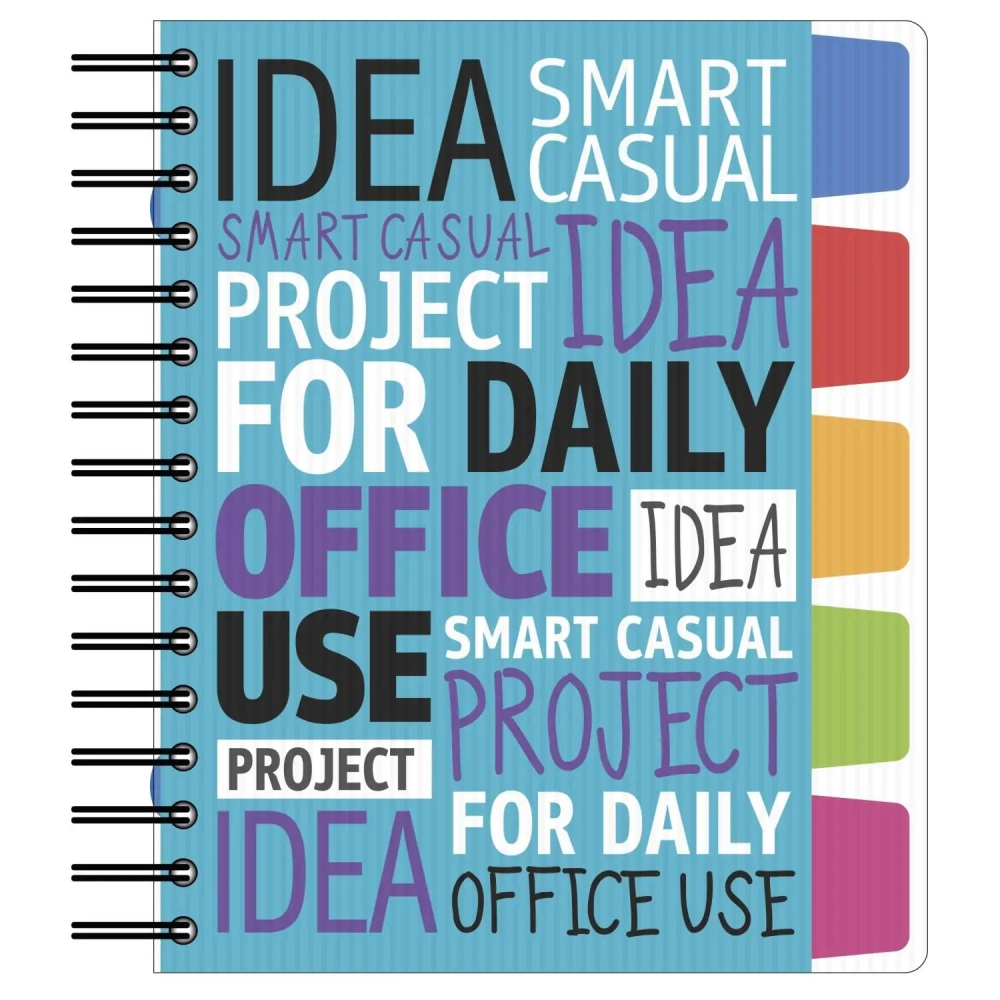 Бизнес-тетрадь А5,150л,клетка,греб. Attache Selection Office book 2 голубой