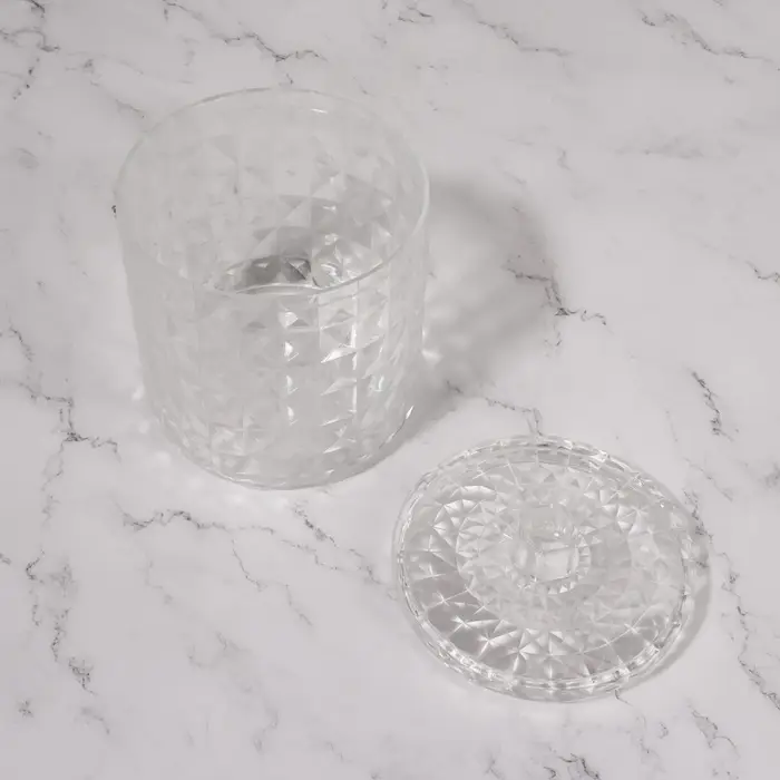 Органайзер для хранения, 1 секция, с крышкой, d=10&times;12.5 см, прозрачный