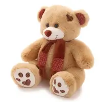 Мягкая игрушка &laquo;Медведь Тони с шарфом&raquo;, цвет кофейный, 45 (91) см