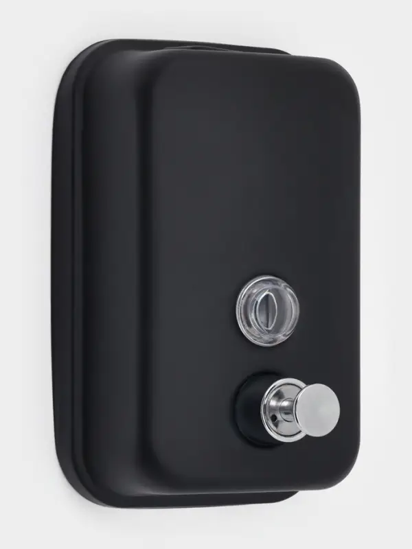 Диспенсер для жидкого мыла Stölz, механический, 500 мл, нержавеющая сталь, чёрный Диспенсер для жидкого мыла Stölz, механический, 500 мл, нержавеющая сталь, чёрный