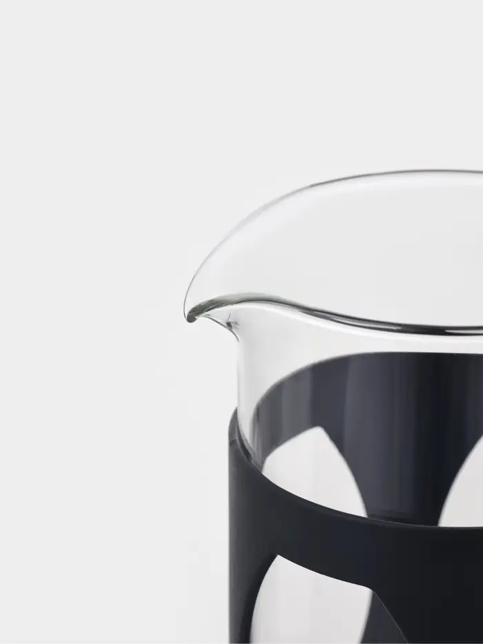 Заварочный чайник френч-пресс Доляна &laquo;Оливер&raquo;, 350 мл, стекло, чёрный