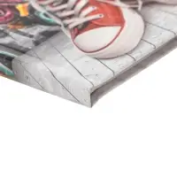 Блокнот А6, 40 листов в клетку Urban Sneakers, твёрдая обложка, глянцевая ламинация, блок офсет