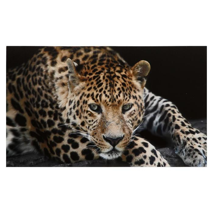 Картина на холсте Картина на холсте "Хитрый хищник" 60х100 см