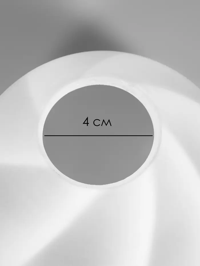 Плафон BayerLux &laquo;Этюд&raquo;, E27, 14&times;14&times;12 см, абажур d=14 см, стекло, белый