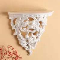 Декор настенный с полкой TAKE IT EASY &laquo;Принцесса&raquo;, панно, 20.5&times;19 см, белая