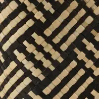 Сумка плетёная из пандана, 27&times;19&times;42 см, бежево-коричневая