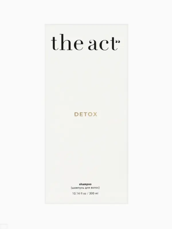 Шампунь для волос глубоко очищающий The Act с яблочным уксусом и гидролизованным кератином, 280 мл 1