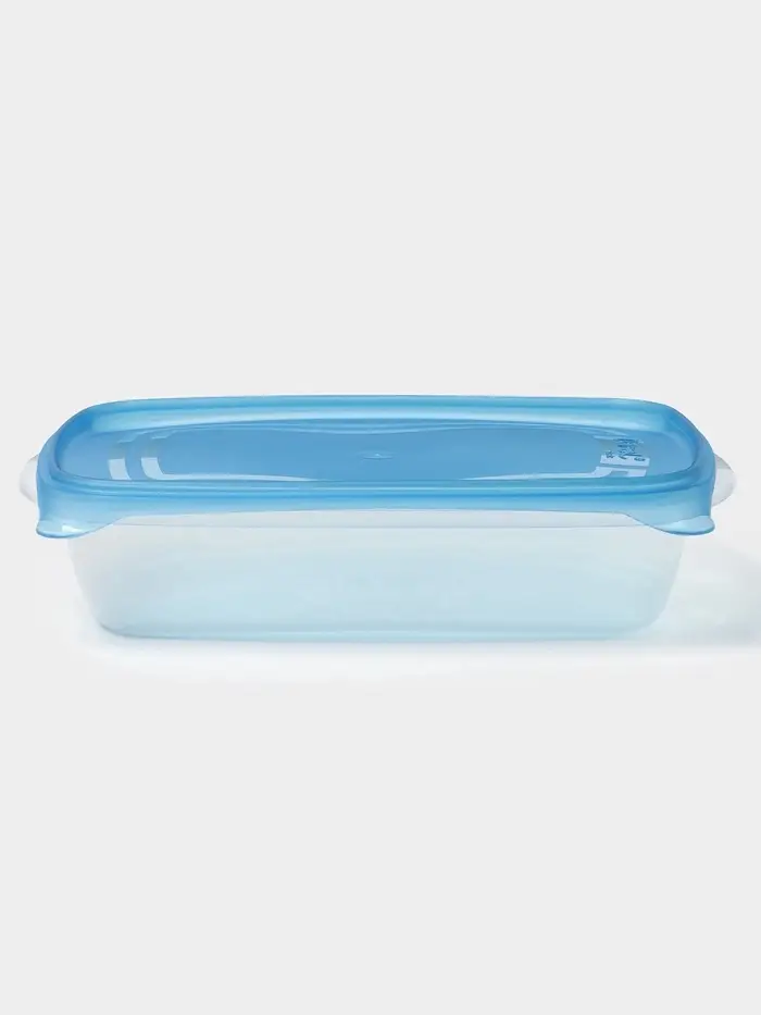 Набор контейнеров для хранения еды Darel plastic &laquo;Трио&raquo;, 3 шт., 700 мл, пластик, прозрачный, крышка МИКС