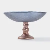 Блюдо сервировочное Inspiration, d=22 см, на ножке, стекло, фиолетовое