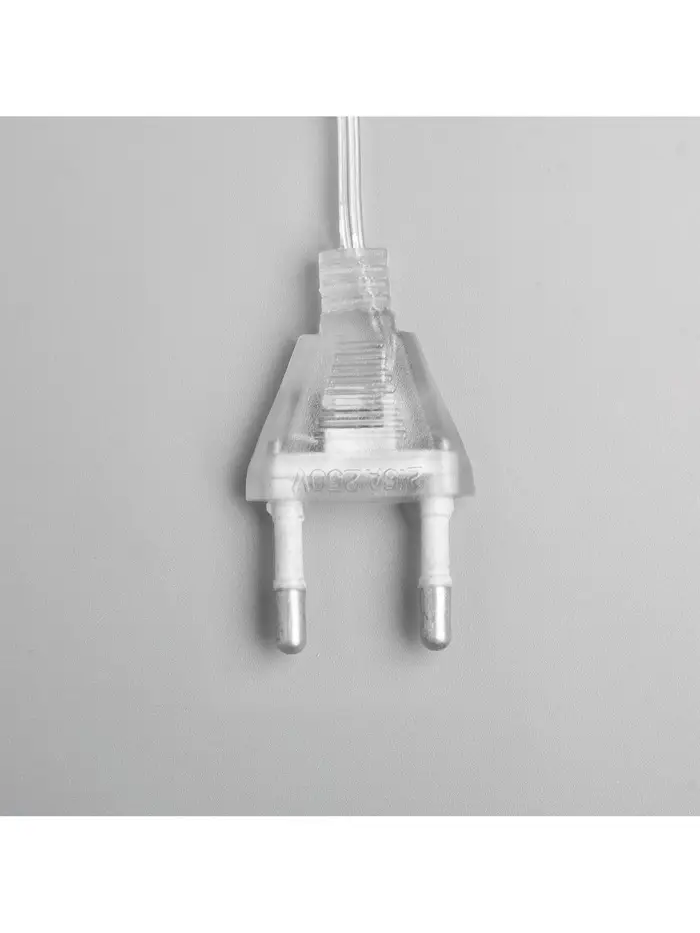 Светодиодная верхушка на ёлку &laquo;Звезда белая&raquo;, 22 см, 30 LED, 220 В, свечение мульти