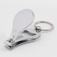 Кусачки книпсер маникюрные, на брелоке, с пилкой, с открывашкой, 6.5 см