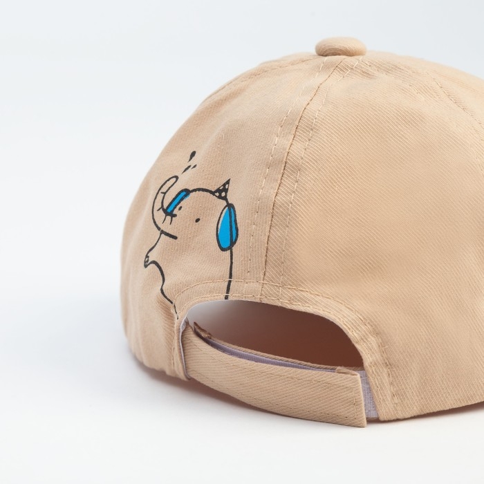 Кепка детская MINAKU цвет бежевый, р-р 48 Кепка детская MINAKU цвет бежевый, р-р 48