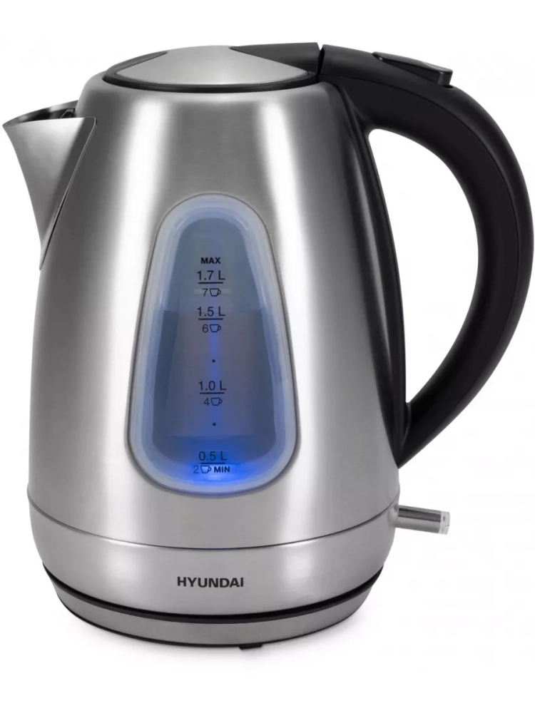 Чайник HYK-S7407 1.7л. 2200Вт серебристый