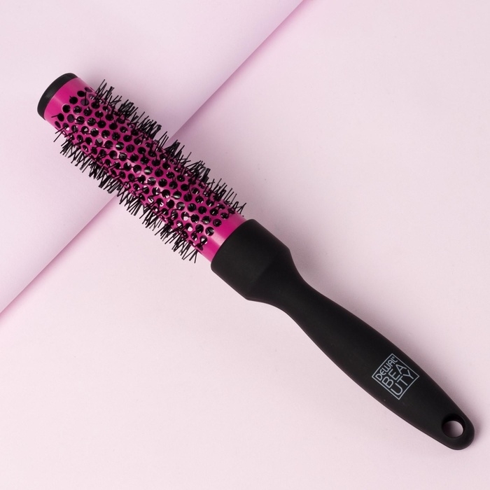 Брашинг, вентилируемый, d = 2,5/4 × 24,5 см, цвет чёрный/малиновый Брашинг, вентилируемый, d = 2,5/4 × 24,5 см, цвет чёрный/малиновый