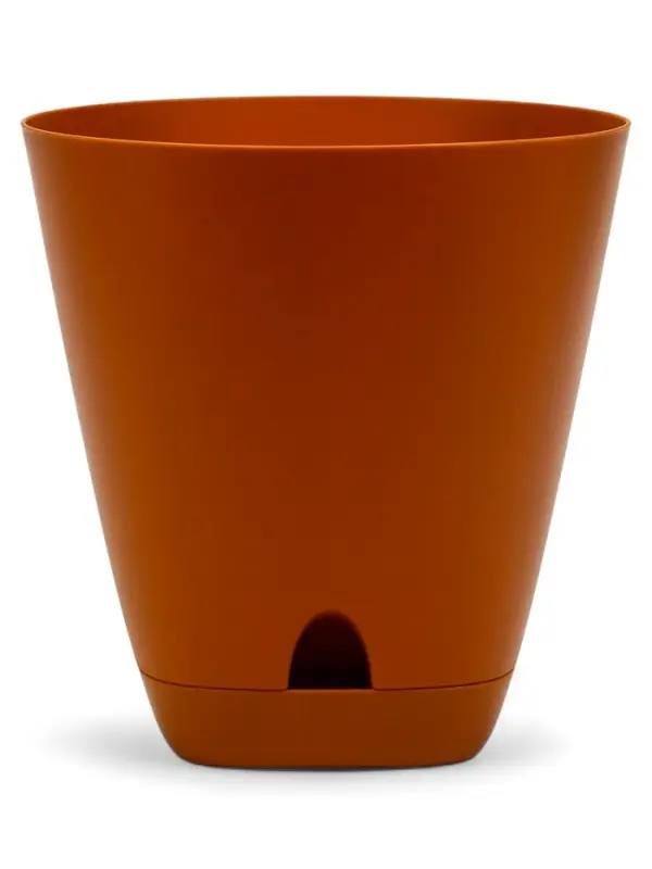 Кашпо с прикорневым поливом 4 л  D-19см, H-20см карамель "Гранд"