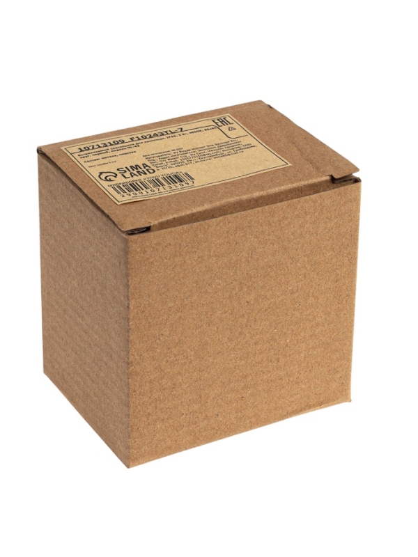 Встраиваемый светильник для лестницы, IP65, 3 Вт, 4000K, 65х65, круг, черный