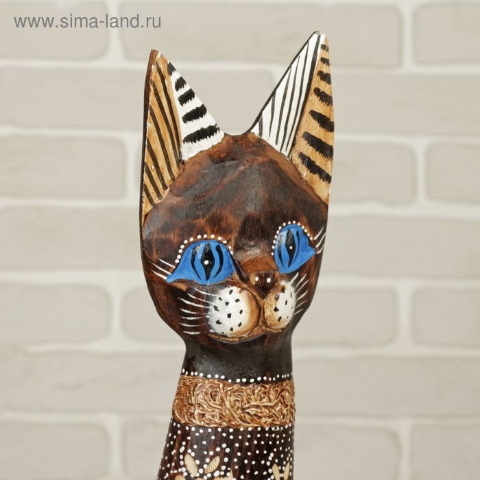 Сувенир дерево Сувенир дерево "Кошка ажурная. Восточная сказка" 60х13х5 см