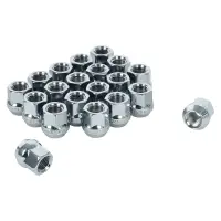 Гайка колесная M12x1,25x21, конус, ключ 17, открытая, хром для а/м Daewoo/Chevrolet