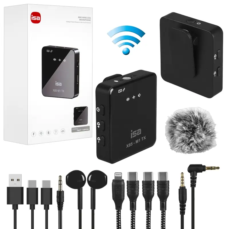 Микрофон беспроводной Type-C+Lightning X85-M1 ISA (40шт/кор)