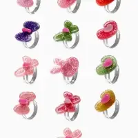 Кольцо &laquo;Выбражулька. Блеск&raquo;, форма МИКС, фасовка 100 шт. безразмерное