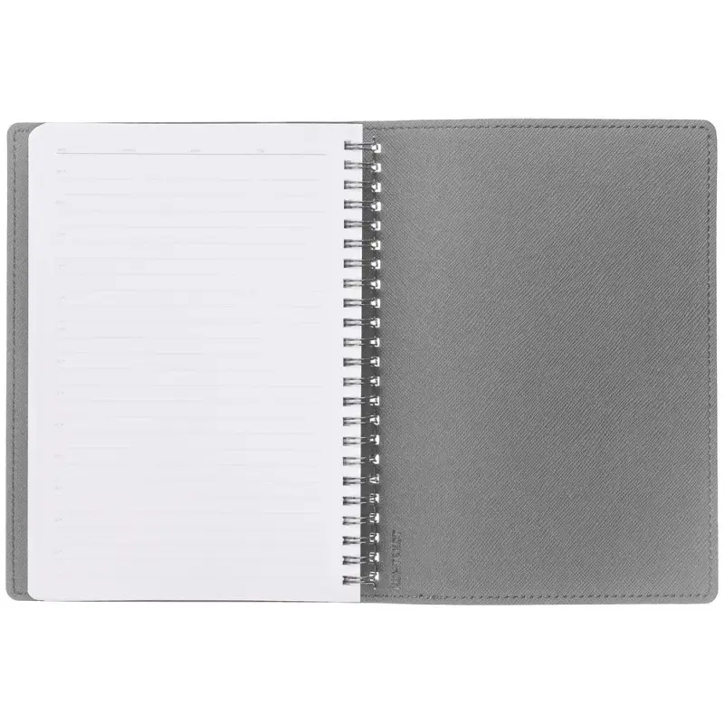 Ежедневник Spring Shall, недатированный, черный с серым Ежедневник Spring Shall, недатированный, черный с серым