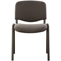 Стул 0MX_UA_EChair Rio(ИЗО/ISO) черн, ткань серая С-38