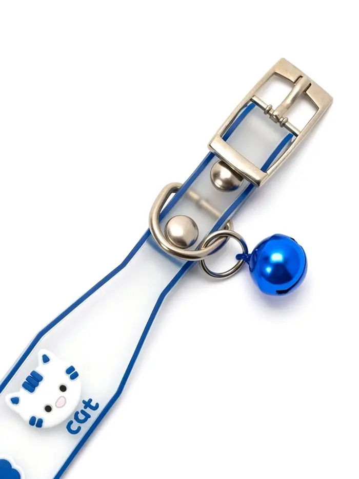 Набор ошейников для кошек &laquo;Котя&raquo;, 30&times;1 см, оранжевый, синий