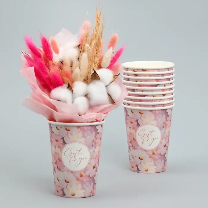 Стакан для цветов «Цветы», 350 мл Стакан для цветов «Цветы», 350 мл