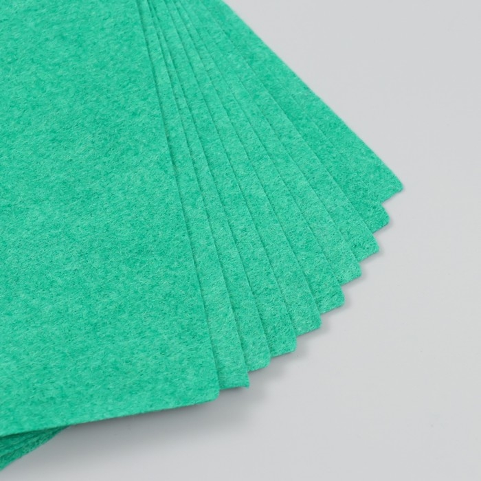 Фетр мягкий Фетр мягкий "Светло Зеленый" 1 мм (набор 10 листов) формат А4