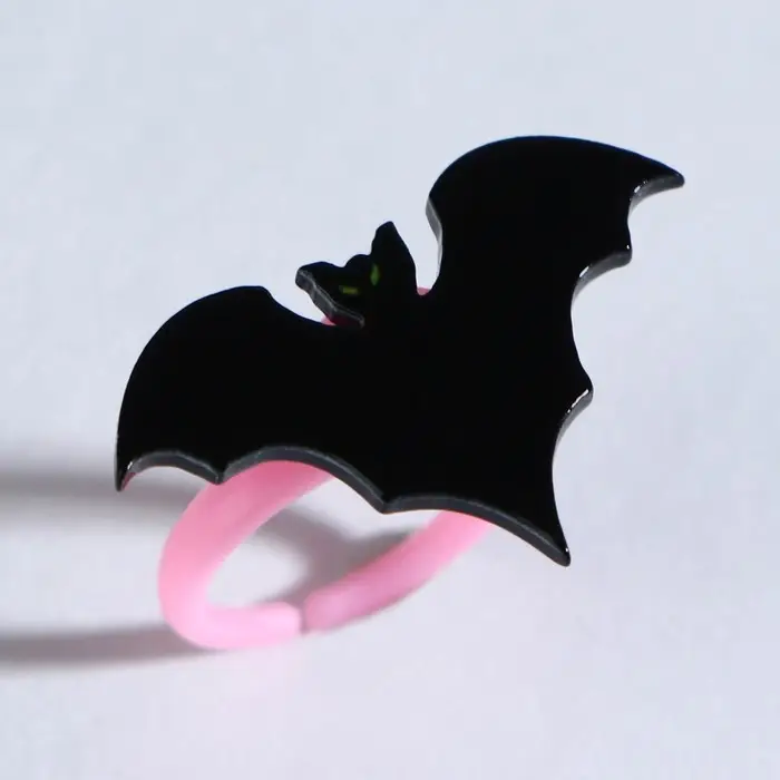 Кольцо детское на Хэллоуин Bad witch, 3 шт., безразмерное Кольцо детское на Хэллоуин Bad witch, 3 шт., безразмерное