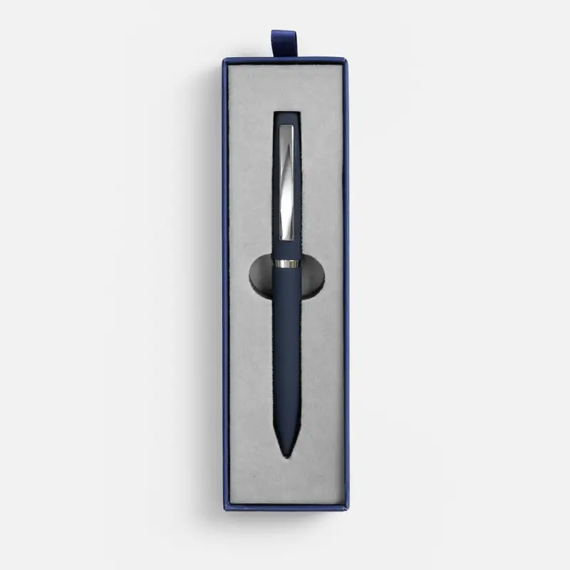 Ручка шариковая Bolt Soft Touch в футляре, синяя Ручка шариковая Bolt Soft Touch в футляре, синяя