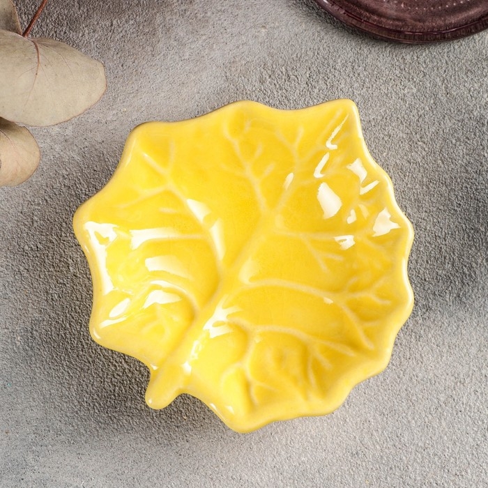 Соусник керамический «Лист», 9×8 см Соусник керамический «Лист», 9×8 см