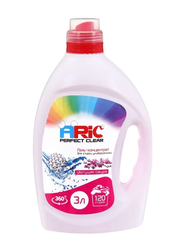 Гель для стирки ARIC Цветущая сакура 3л флакон ФП