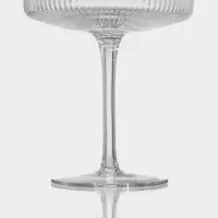 Бокал для шампанского Magistro &laquo;Орион&raquo;, 300 мл, 10.5&times;14 см, стекло, с золотой отводкой, прозрачный