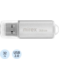 Флеш-память Mirex USB UNIT SILVER 32Gb (13600-FMUUSI32 )
