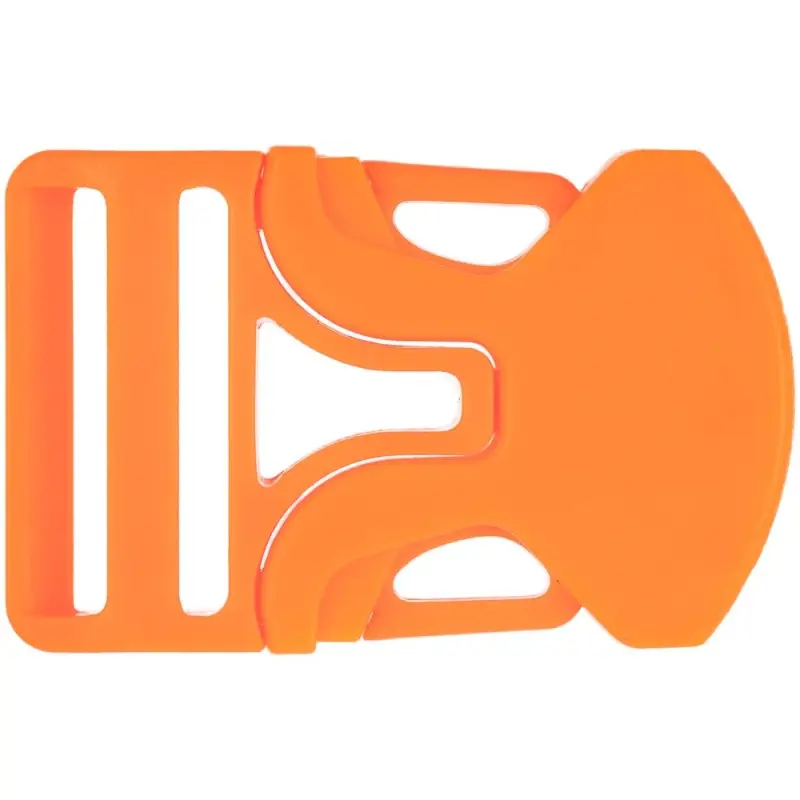 Застежка-пряжка односторонняя Triden, оранжевый неон