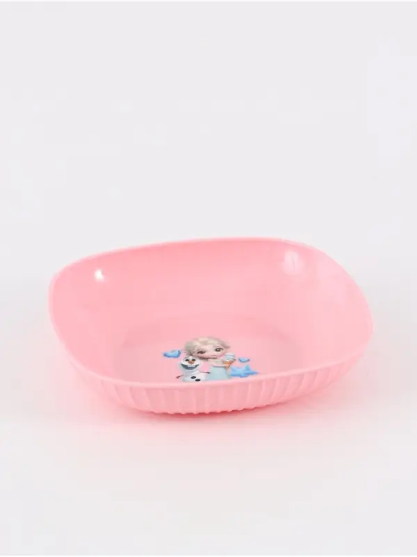 Тарелка пластиковая детская, 14.5&times;14.5 см, &laquo;Холодное сердце&raquo;